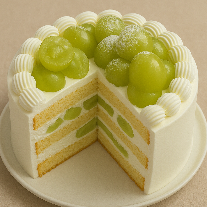 샤인머스켓케이크