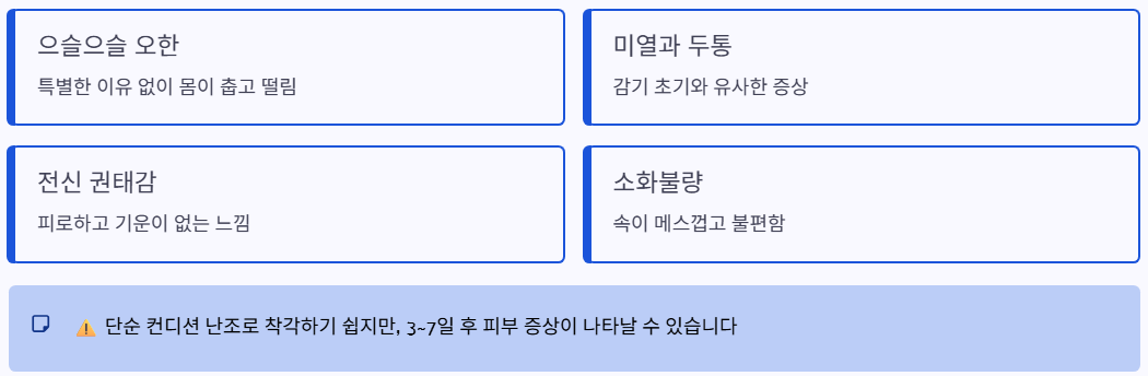 감기와 유사