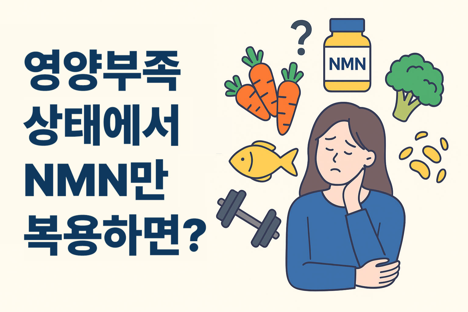 영양부족 상태에서 nmn만 복용시? 썸네일 이미지