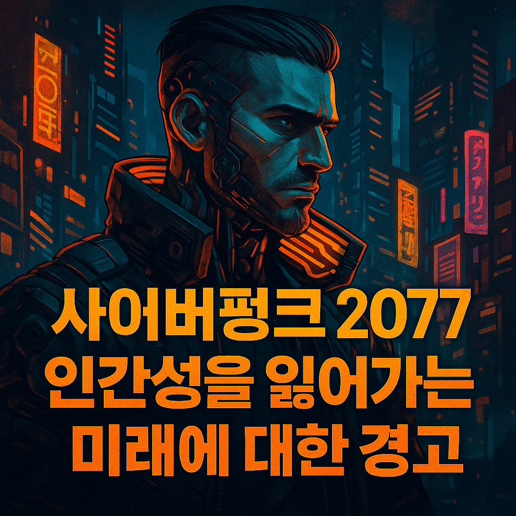 사이버펑크2077, 인간성을 잃어가는 미래에 대한 경고