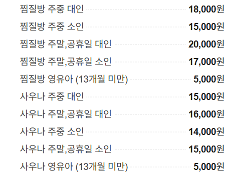 서울 대형 이색 찜질방