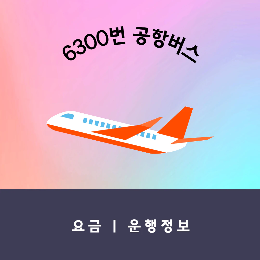 6300번 공항버스