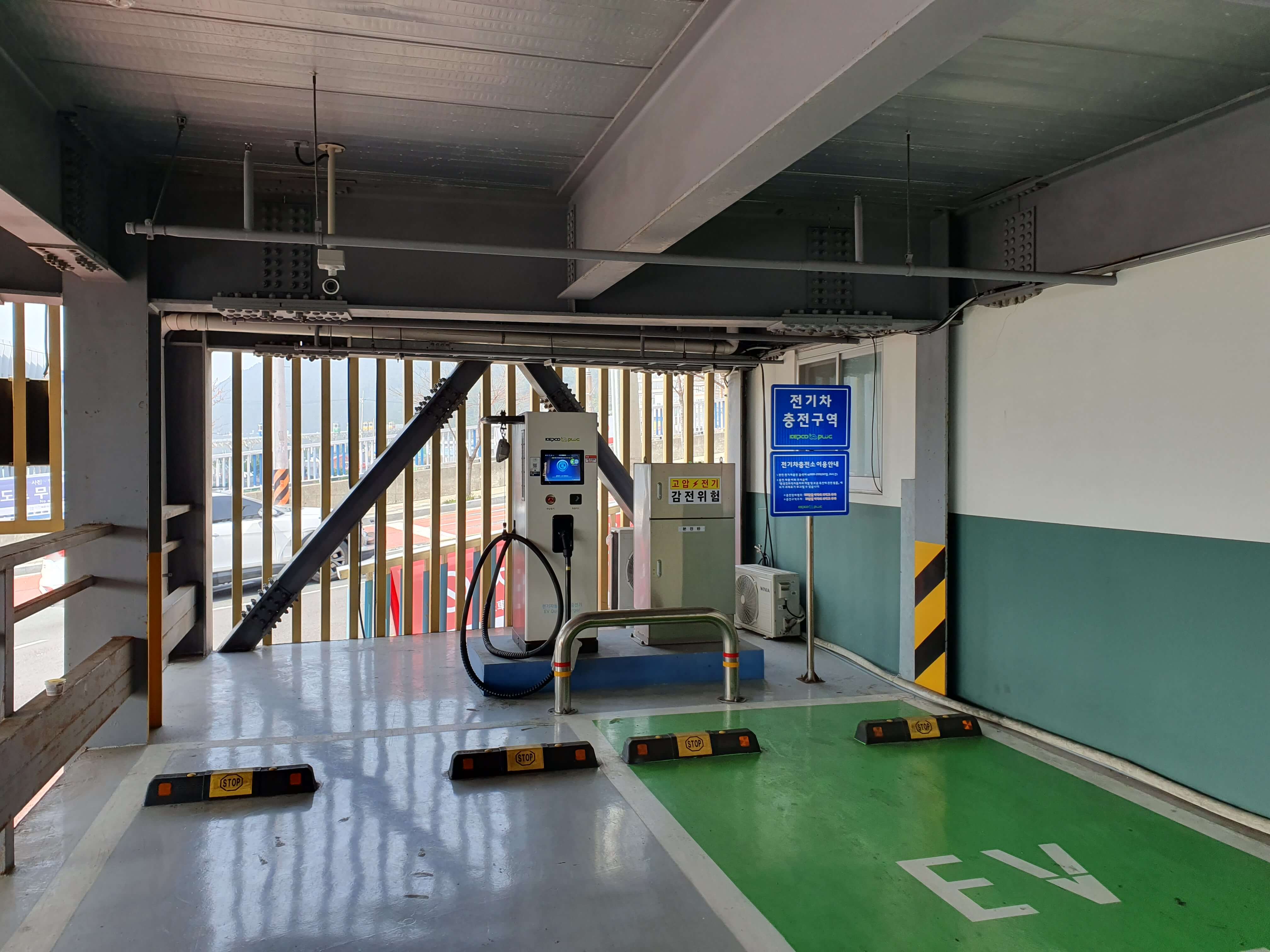 청사포 공영주차장(해운대해수욕장) 2층 전기차 충전기