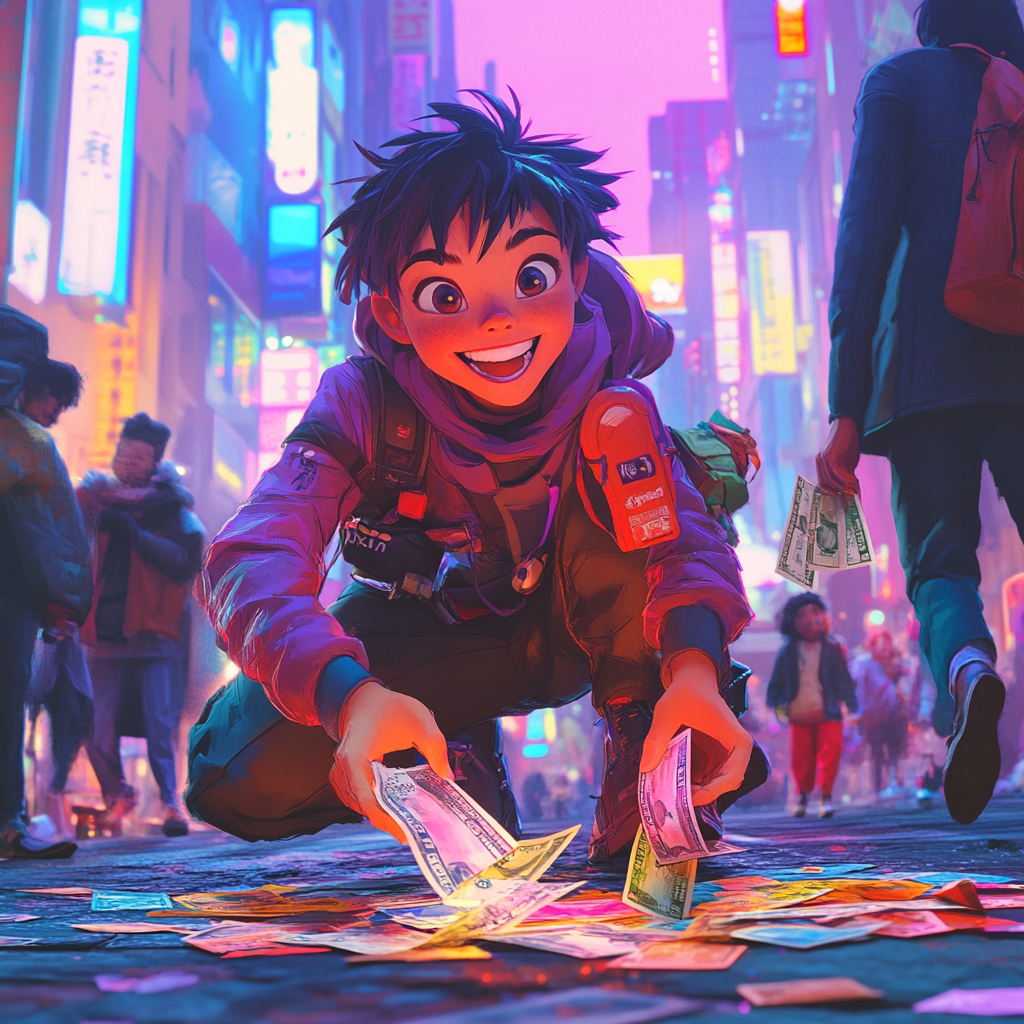 돈 줍는 꿈