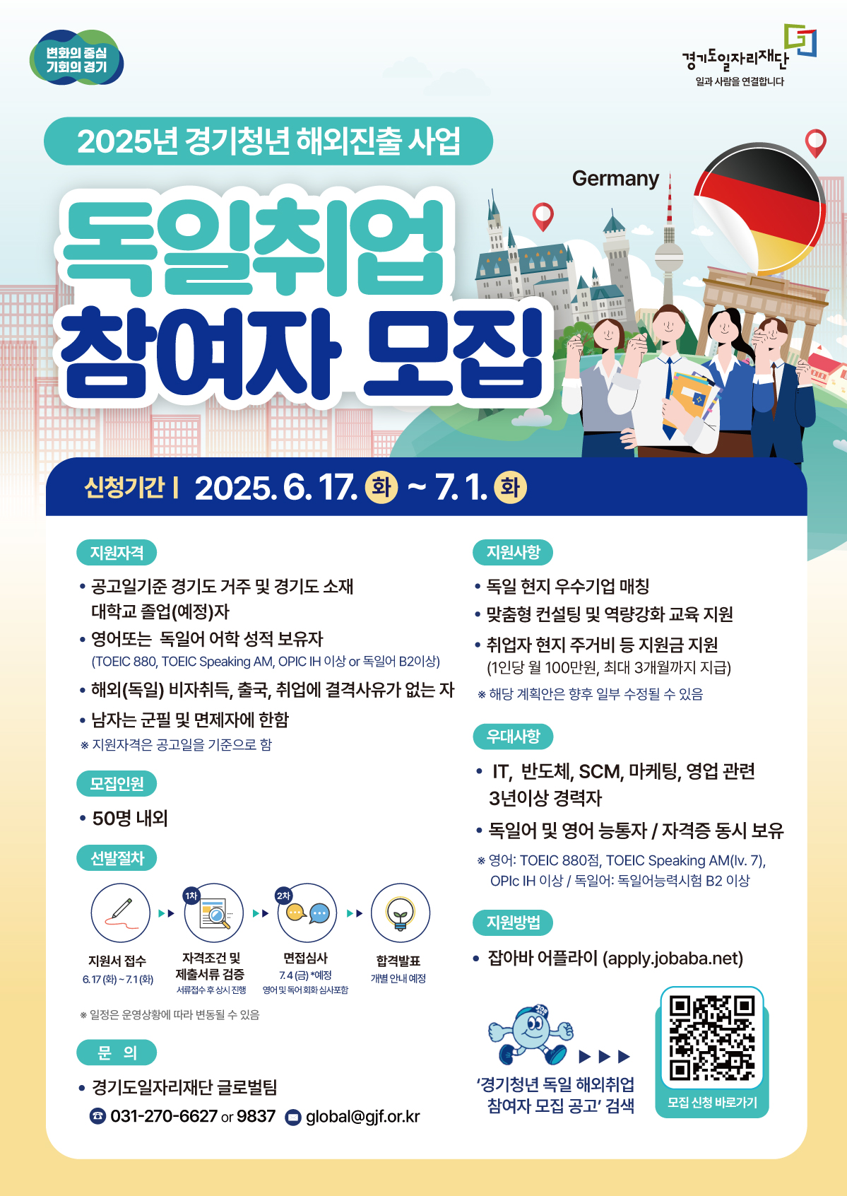 2025년 경기청년 독일취업 지원사업