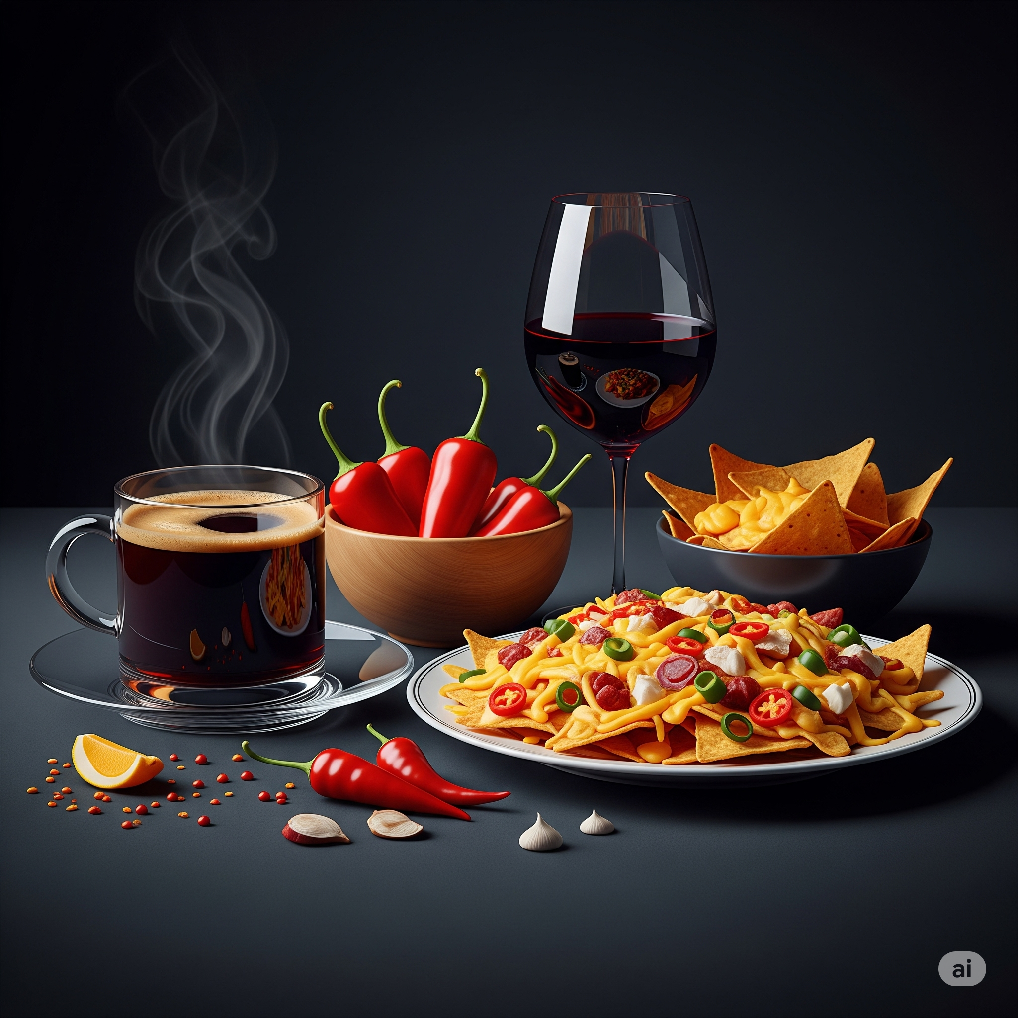 커피, 술, 매운 음식 등 잠을 방해하는 음식 모음