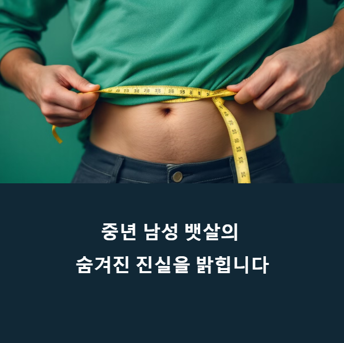 맥주병 배는 운동만으론 안돼요! 중년 남성 복부비만의 진짜 해결책에 대한 이미지