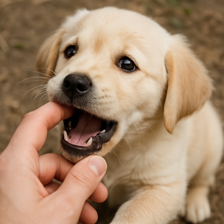 강아자 입질 관련 사진