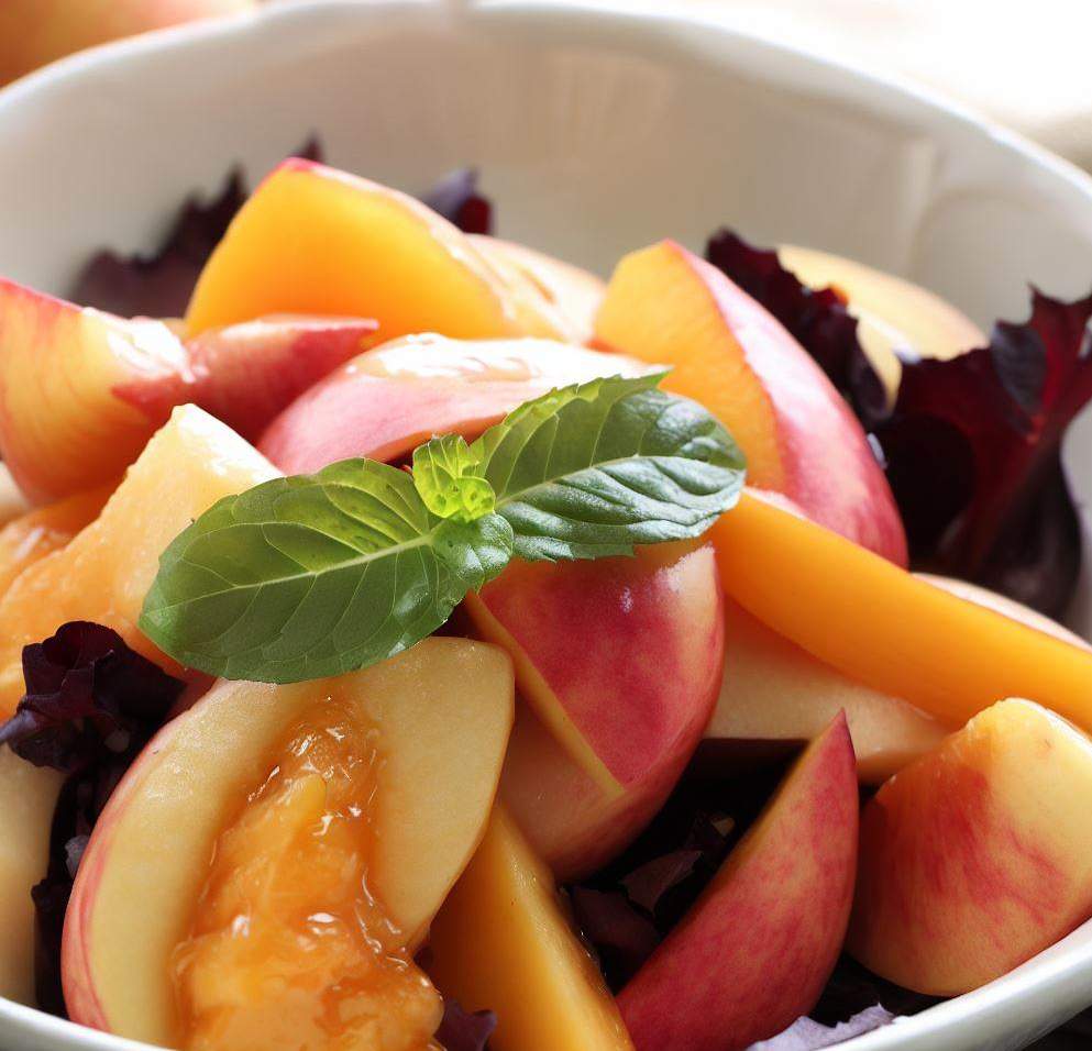 복숭아 샐러드