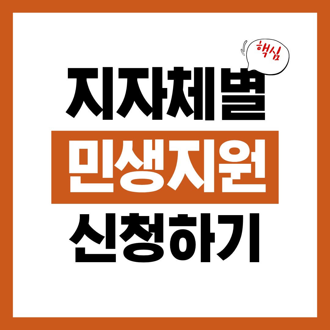 2026년 주요 자지체 민생지원금 금액 일정 신청방법 알아보고 바로 신청하기