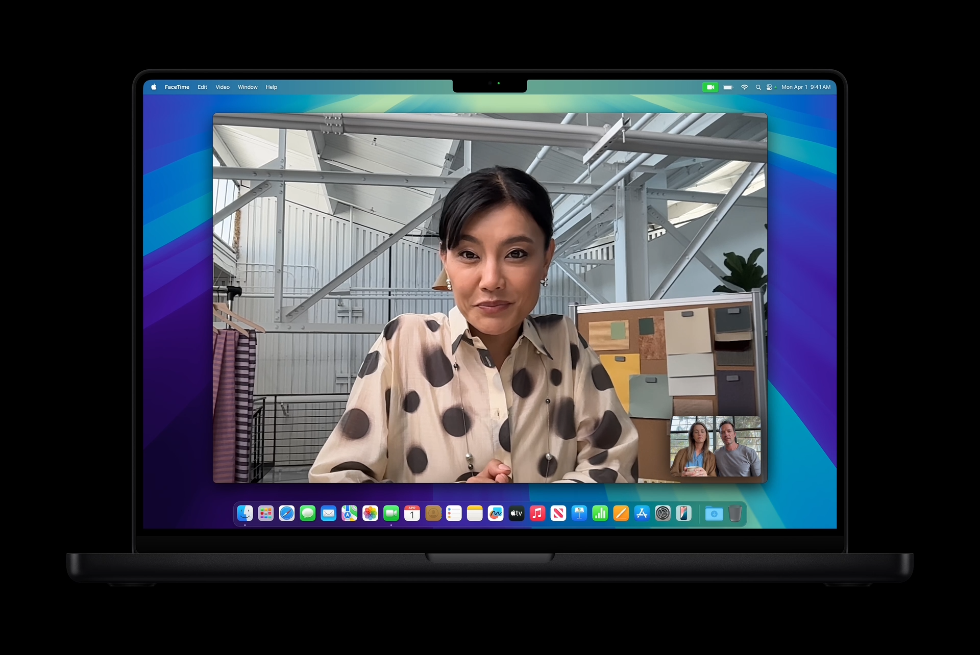 맥북 프로 M4 기능 카메라 센터스테이지 디스플레이 화상통화 화상회의