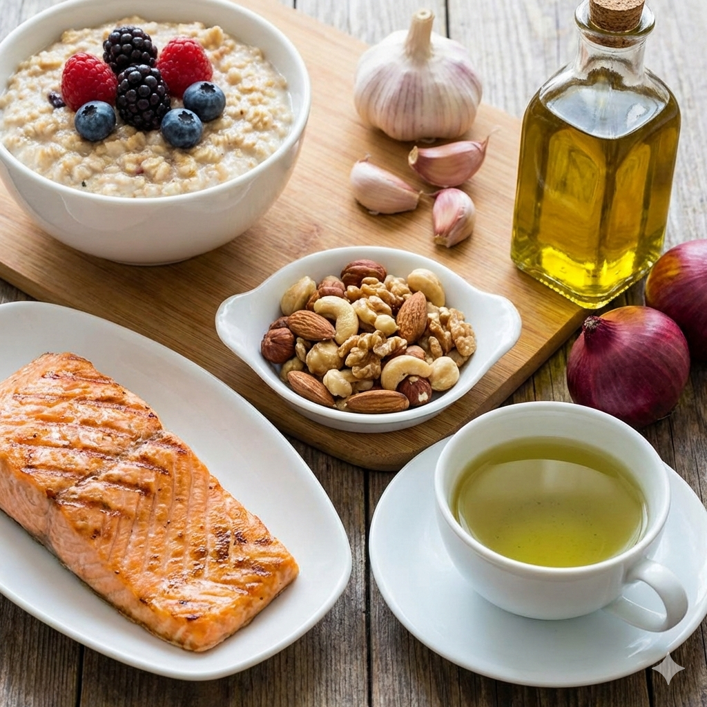 고지혈증에 좋은 음식 7가지와 혈관 건강 관리법 총정리