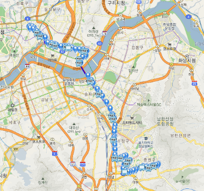 302번버스 노선도