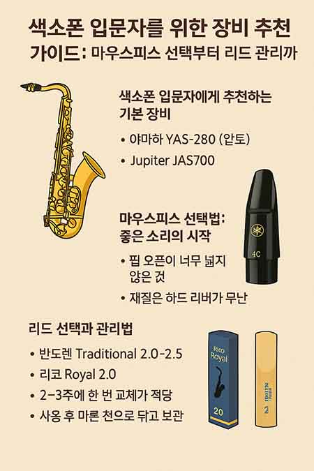 색소폰 장비 추천