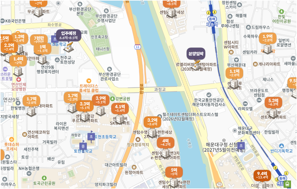 르엘 리버파크 센텀 2025년 4월 분양! 청약 정보 총정리