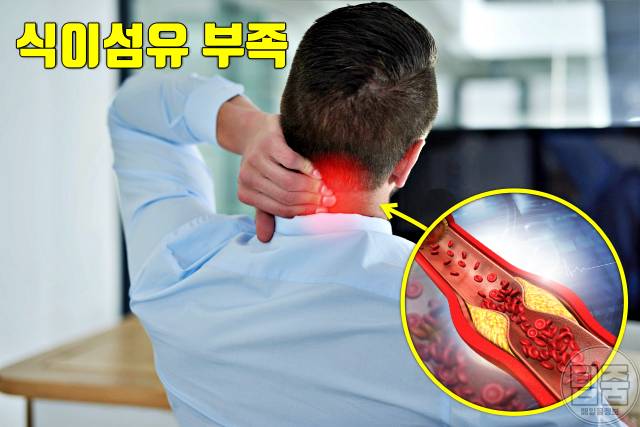 밥 잘먹는 사람 식이섬유부족 콜레스테롤 고혈압 당뇨