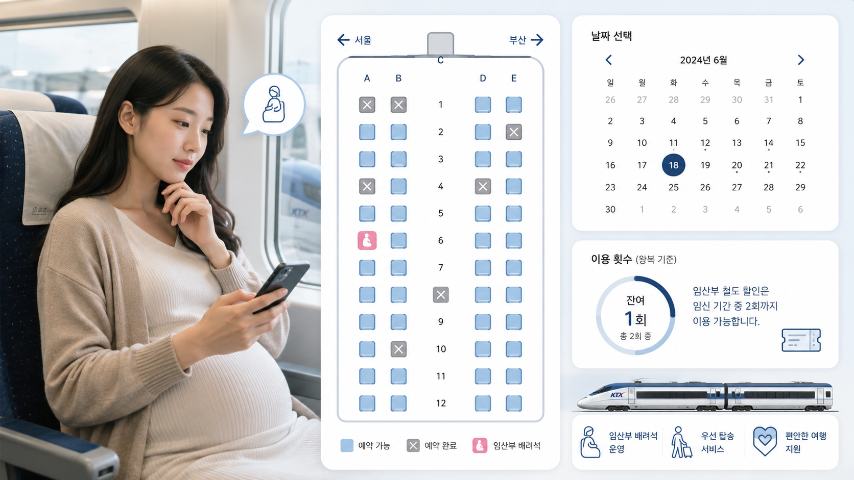 SRT-임산부-할인-이용-횟수와-좌석-제한을-확인하는-예약-화면