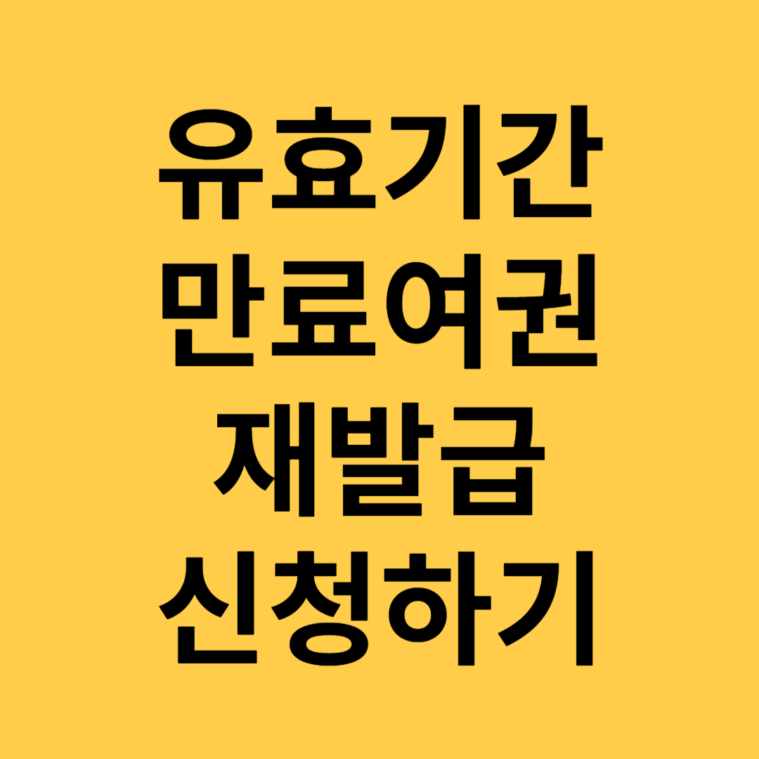 여권 재발급신청방법