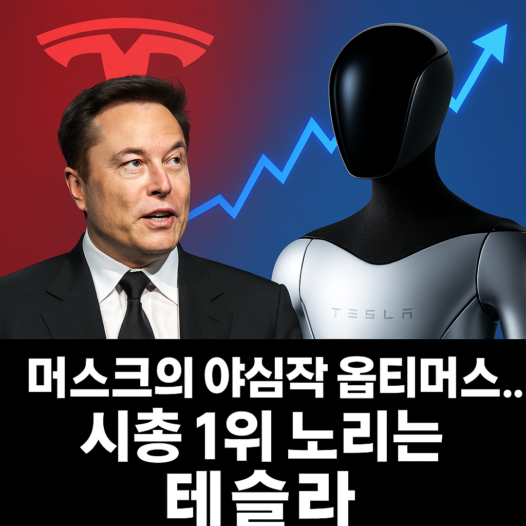 테슬라 주가 띄우기? 미국 정부의 공개 지지, 자율주행과 옵티머스로 시총 1위 노린다