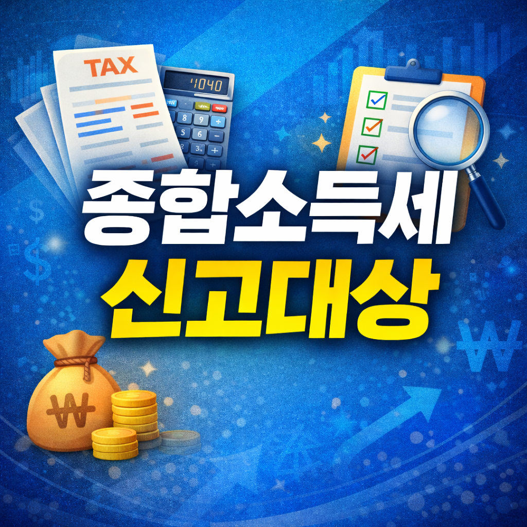 종합소득세 신고대상