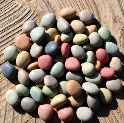 옥돌자갈한과그림