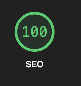 실제로 100점이 나오는 palms의 라이트하우스 SEO 점수