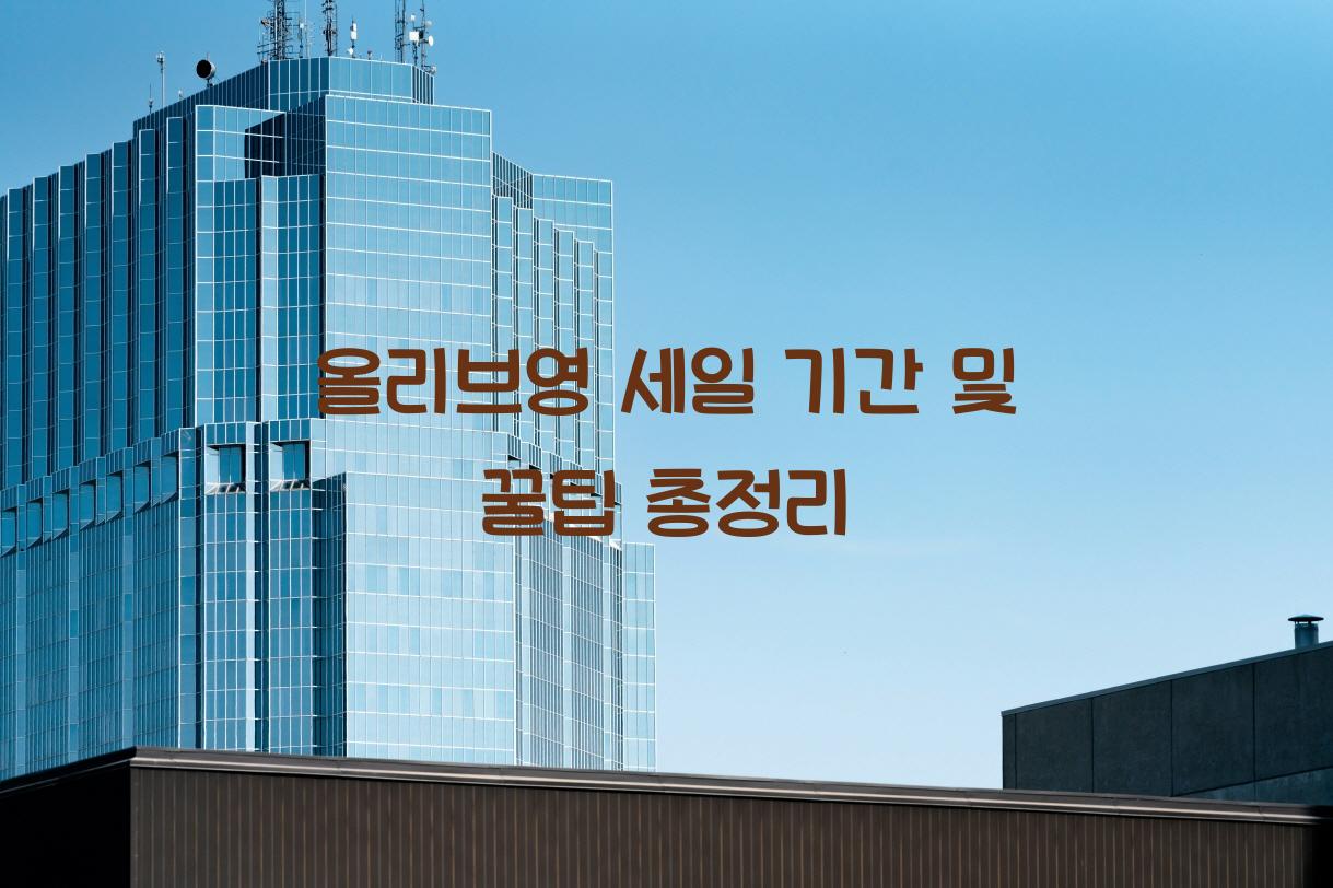 올리브영 세일