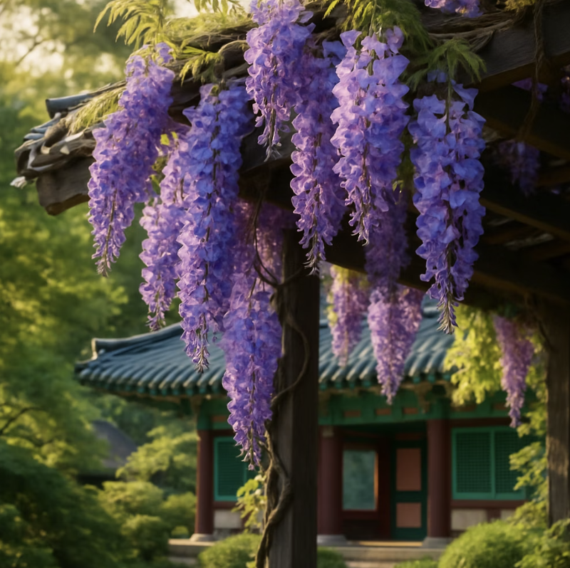 피어나는 계절이 달라요