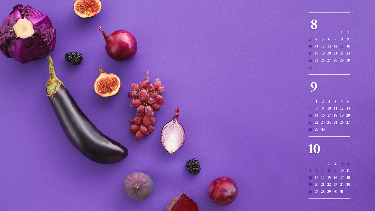 02 가지와 포도 B - 2025년9월 노트북배경화면