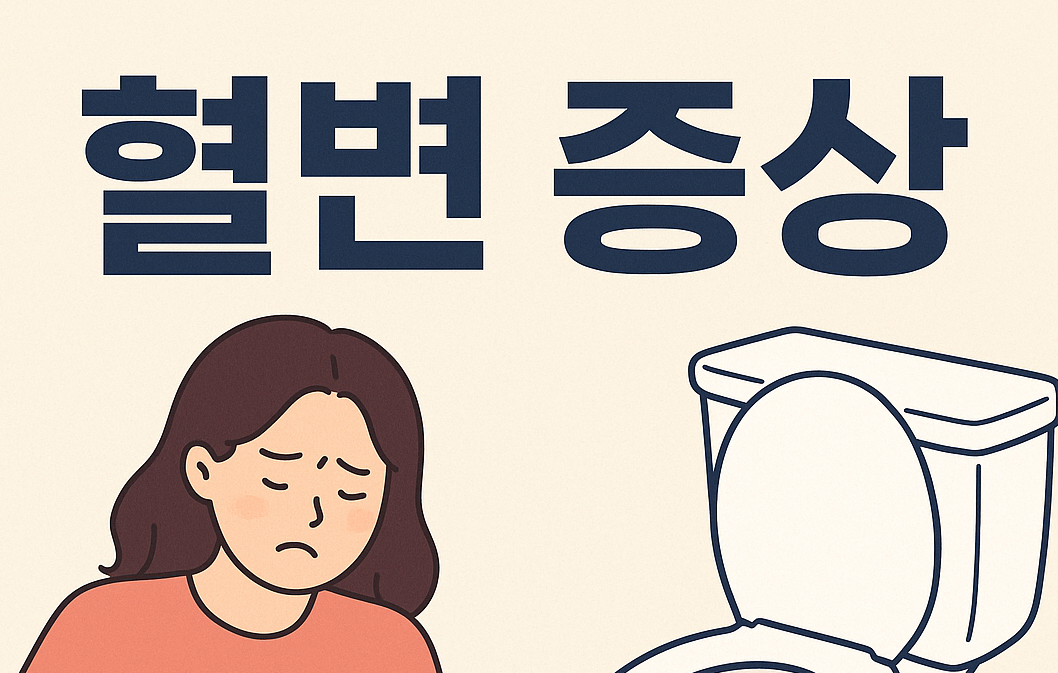 대변에 피묻어있는 혈변증상