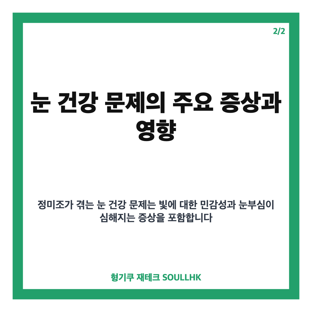 정미조 눈 건강 문제로 밝힌 근황과 10월 합동 콘서트 준비 소식 카드뉴스 3