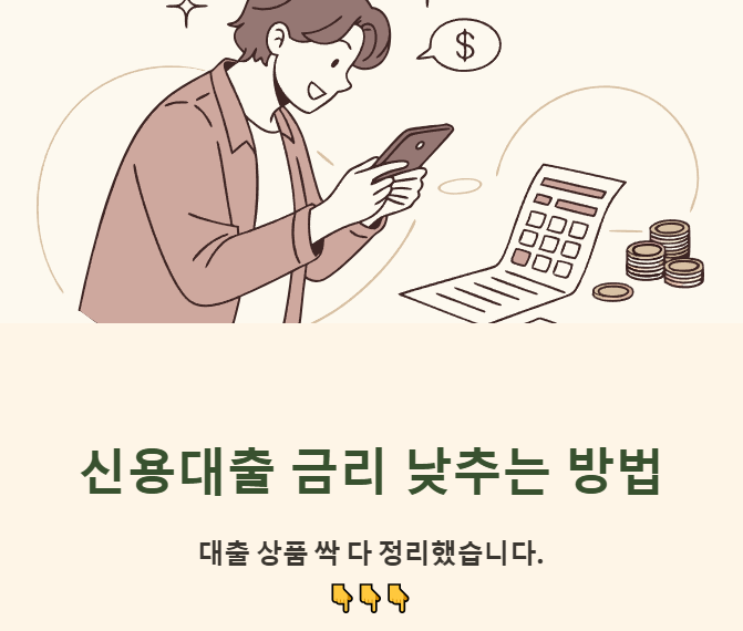 신용대출 갈아타기 지금 안 하면 손해