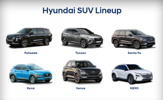 현대자동차 SUV차종
