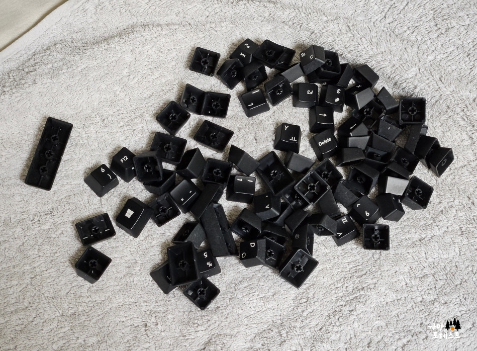 키보드 키캡 건조