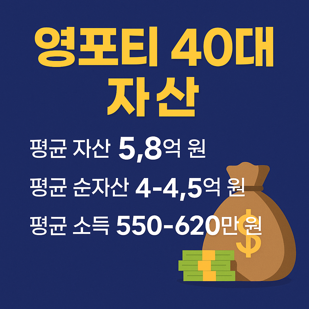 영포티 40대 자산