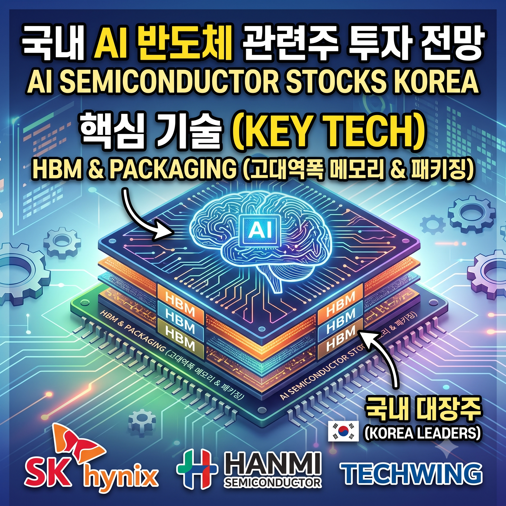 국내 AI 반도체 관련주 대장주 TOP 3 및 2026년 투자 전망 총정리