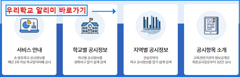 학교알리미 바로가기