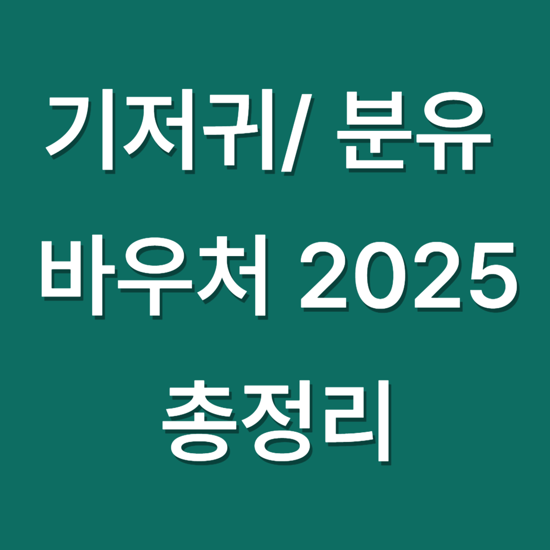 기저귀 바우처