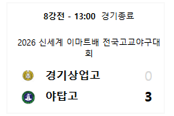 이마트배 전국고교야구대회