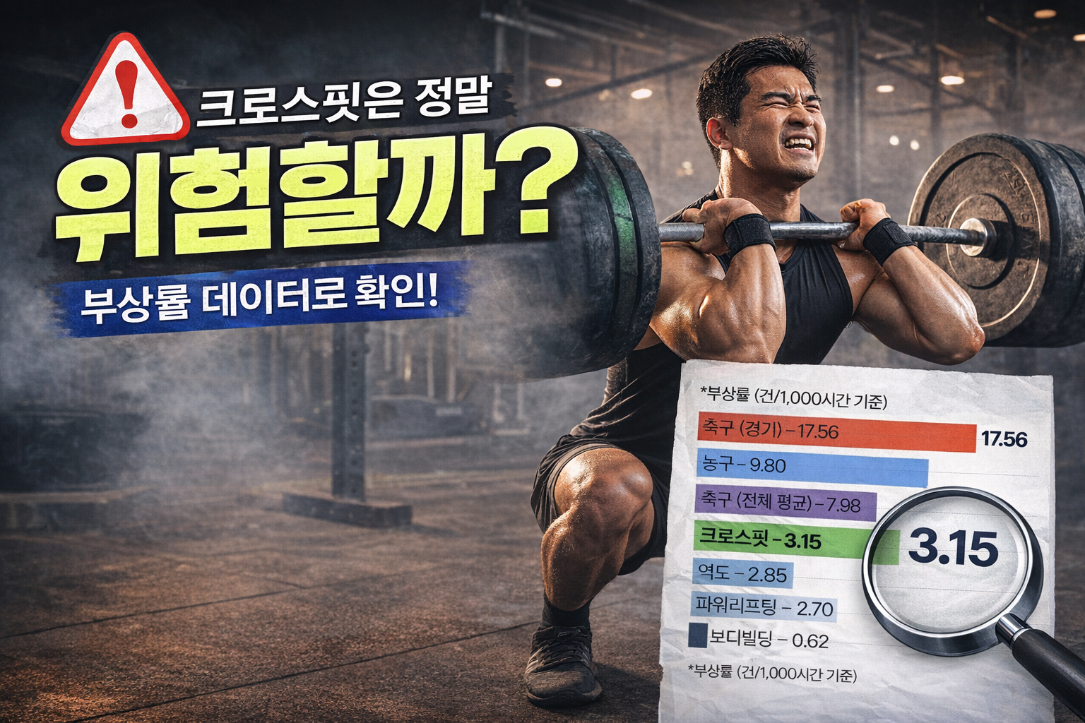 크로스핏은 정말 위험할까? [실제 부상률로 살펴보는 크로스핏의 안전성]