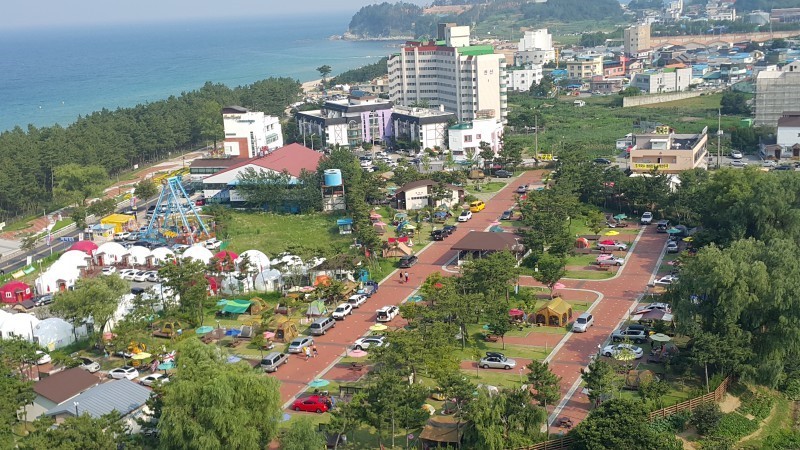 강원도 속초 해오름도에서 즐기는 바다캠핑, 속초해변 국민여가 캠핑장