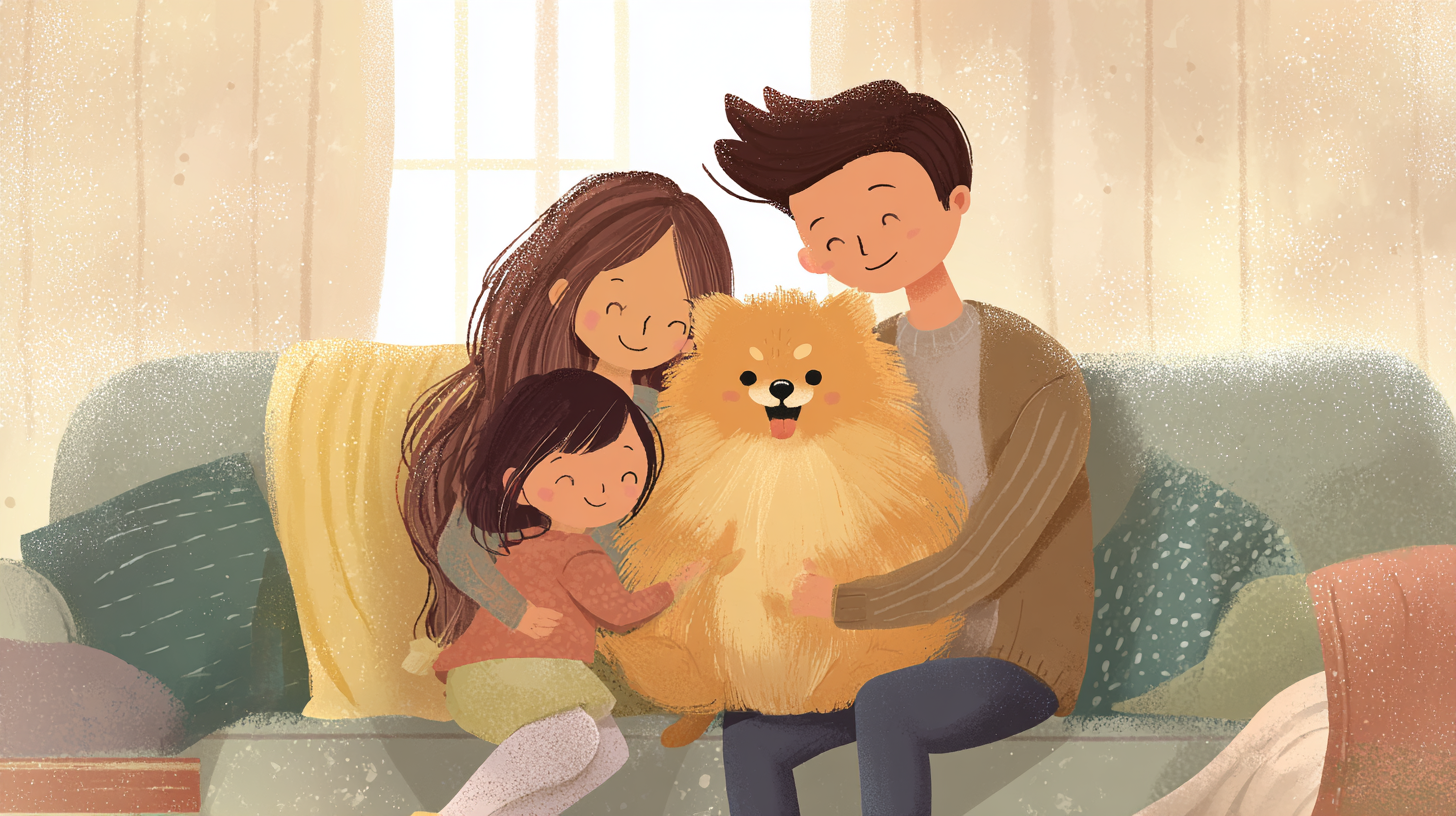 포메라니안 순종 구별법