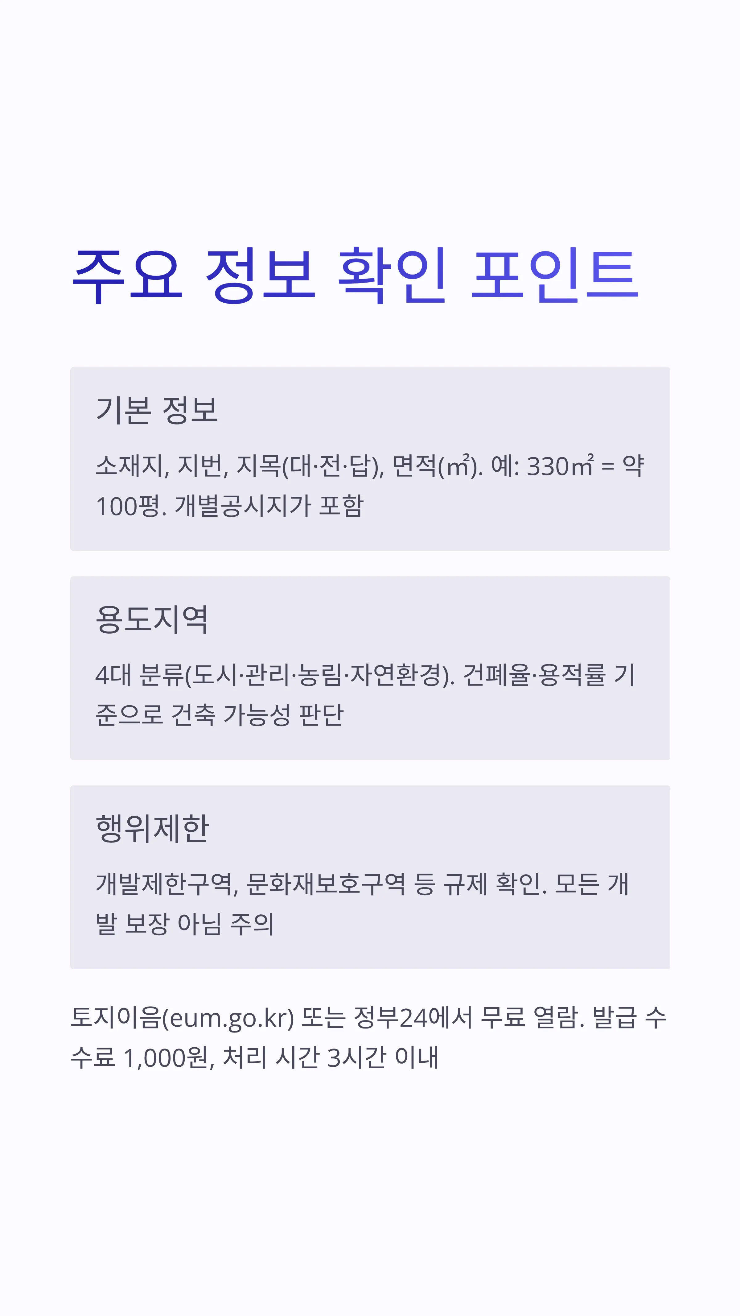 토지이용계획확인서