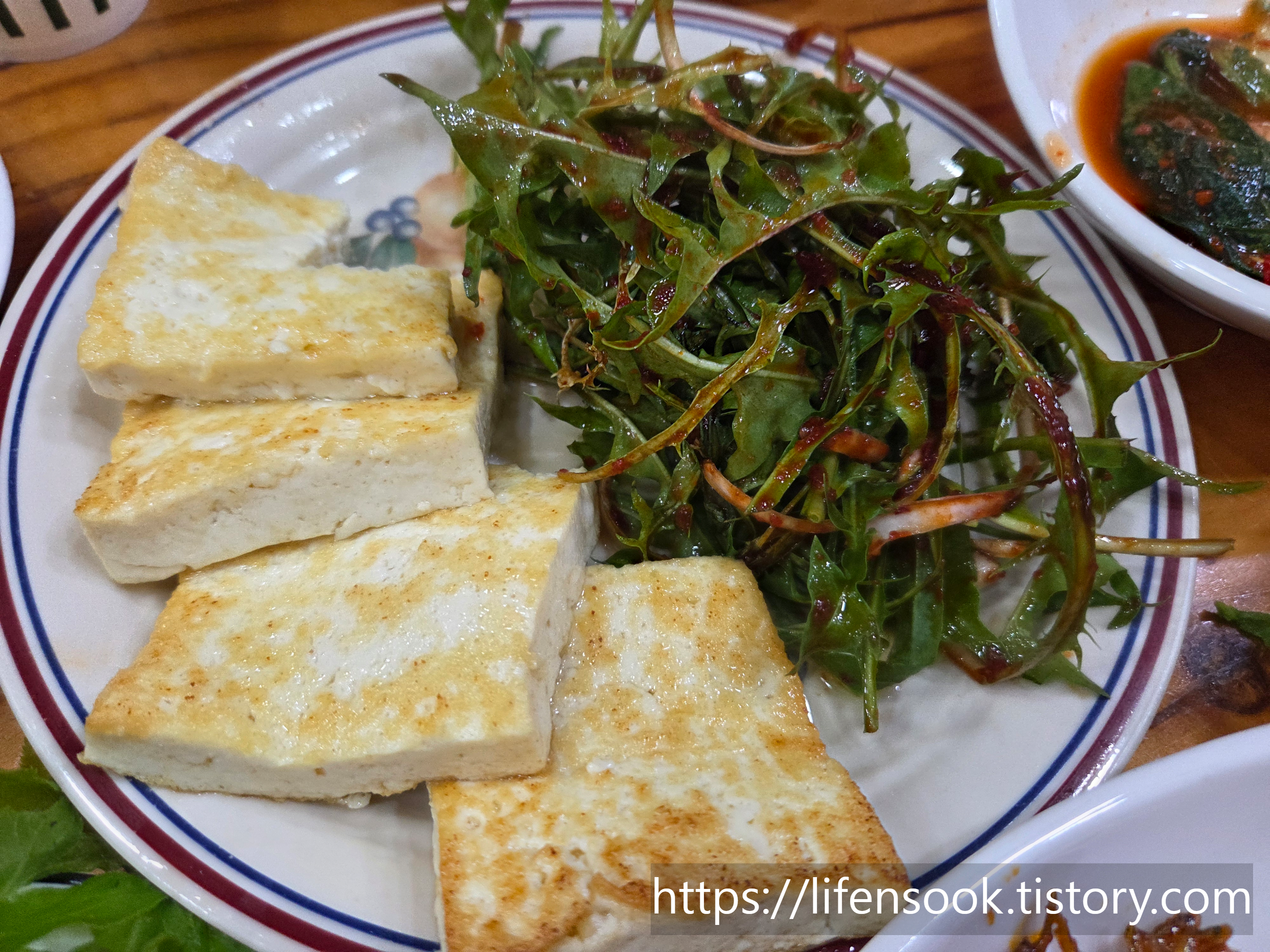 단양 전통순두부 산초두부부침