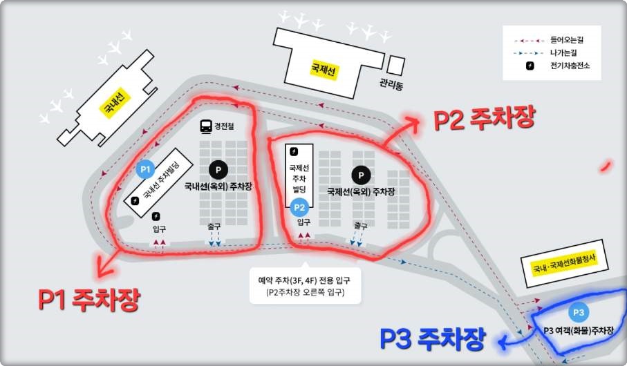 김해공항 주차장