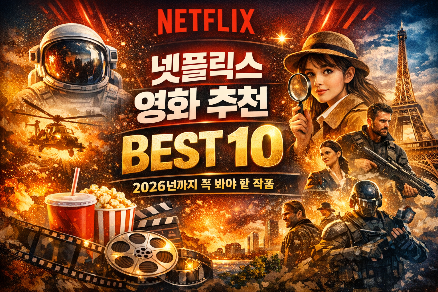 넷플릭스 영화 추천 BEST 10 포스터