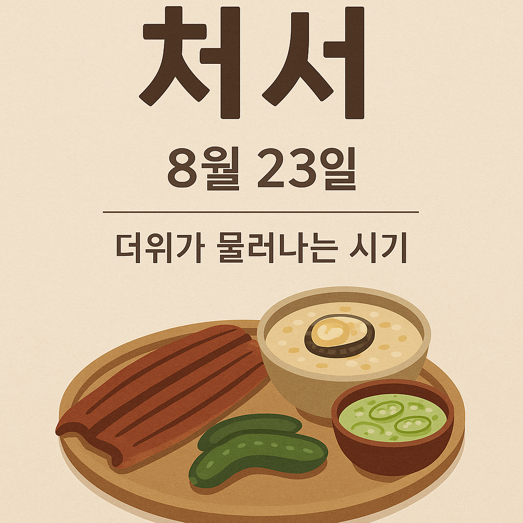 처서(處暑) 의미와 2025 처서날짜 ❘ 벌초·속담·제철 보양식 가이드