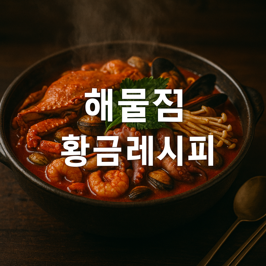 해물찜 황금레시피