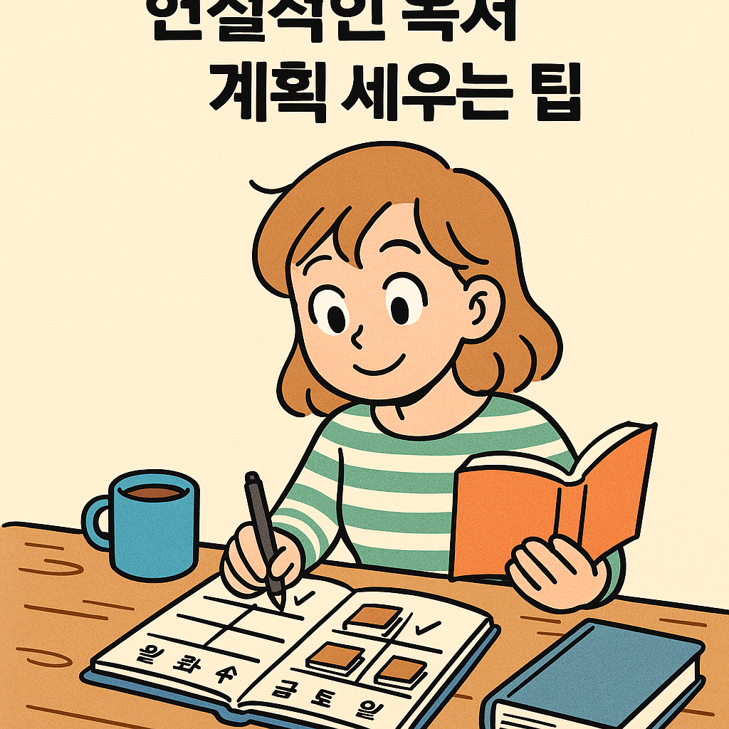 일주일에 책 한 권, 현실적인 독서 계획 세우는 팁