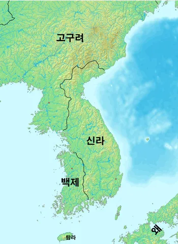 삼국시대 지도
